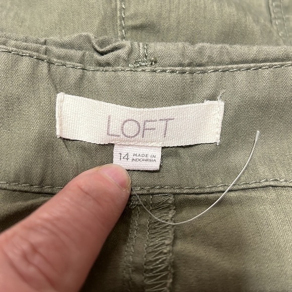 Loft paper bag shorts with belt - Picture 5 of 6